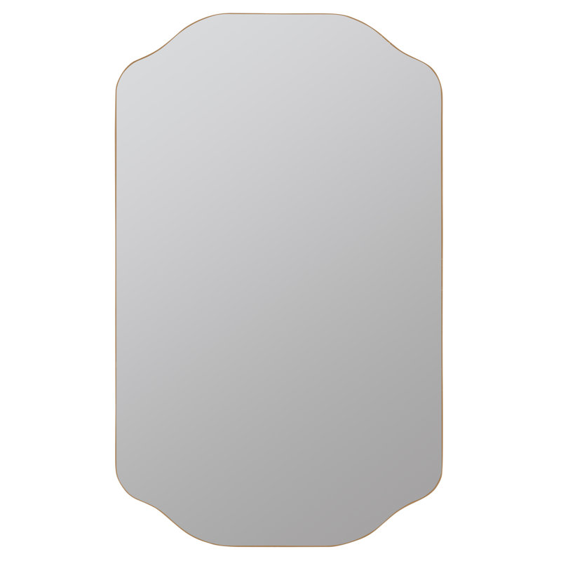 Eaton Medicine Cabinet, Recess and Surface Mount, Gold