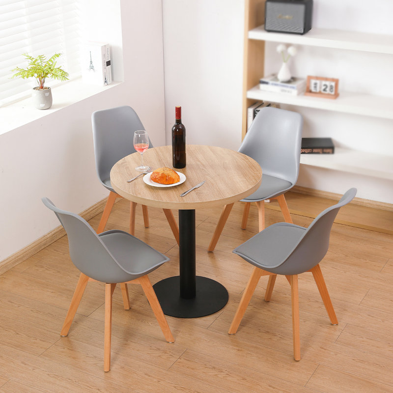 Chaz Circular 80cm L x 80cm W Restaurant Table