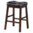Upholstered Counter Stool with Solid Wood Frame-98169481