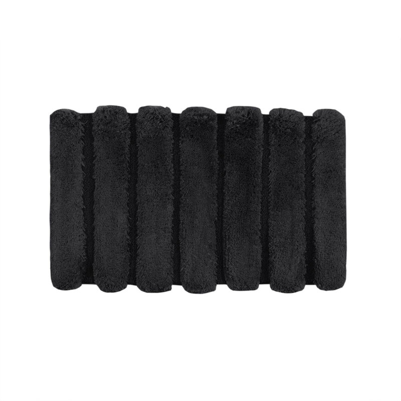 Tapis pour salle de bain 1500 pi³, L 21 po x L 34 po, Noir