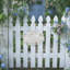 Panneau de bienvenue «Welcome To My Garden» pour décor de jardin Rustic Farmhouse Backyard Outdoor Wall Decor (White)