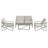 Wrenn 4-Piece Sling and Cushion Conversation Set-108471293