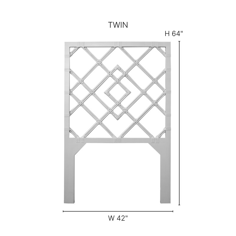 Darien Open-Frame Headboard, Twin, Natural