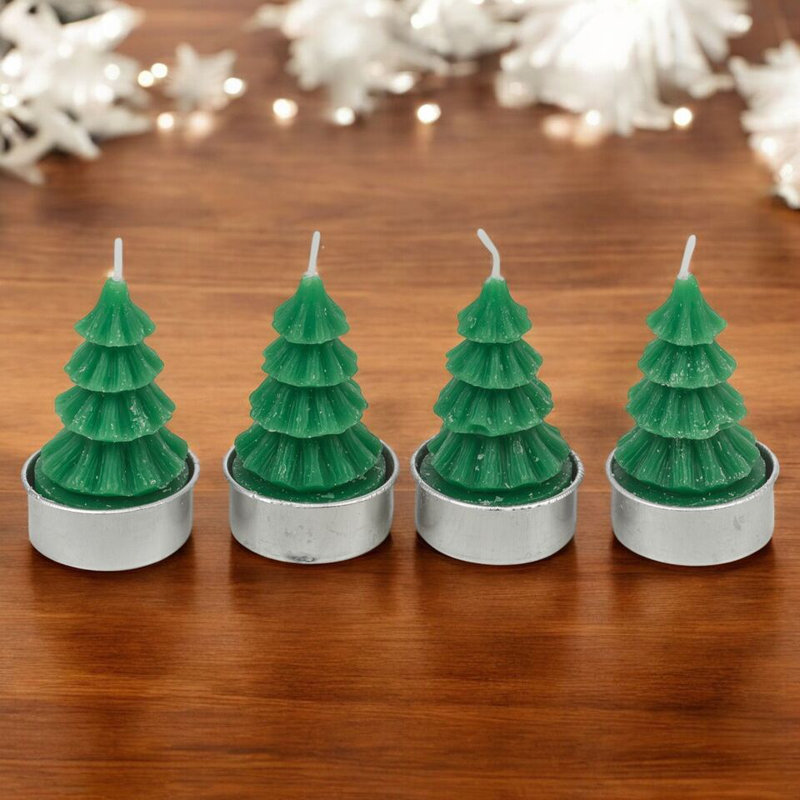 Unscented Tealight Candle, Green