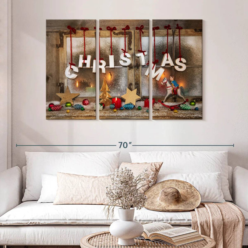 Fond de Noël, H 32 po x l 50 po