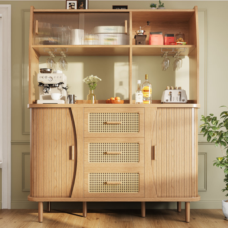 174.5cm Kitchen Pantry, Wood