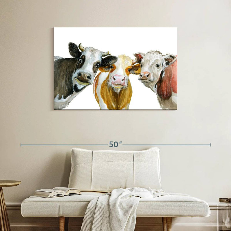 Brampt Cows, 26" H x 39" W
