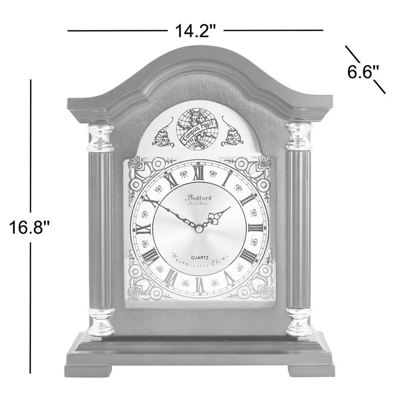 Analog Quartz movement / Crystal Clock in Red