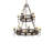 Toscano 15 - Light Gilded Tobacco Unique/Statement Pendant