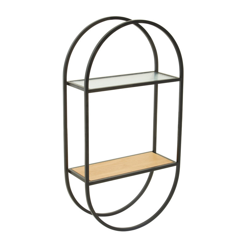 Shreya 2 Piece Oval Accent Shelf