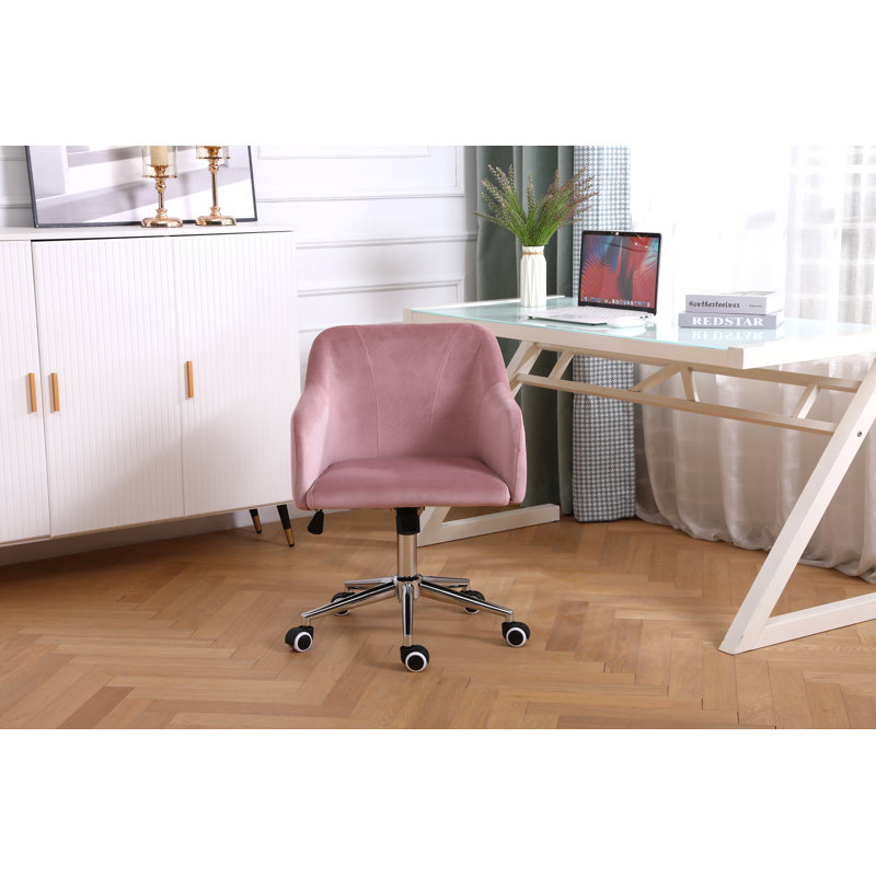 Chaise de travail Wateem, Rose