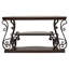Console à 2 tablettes Gretta Merlot