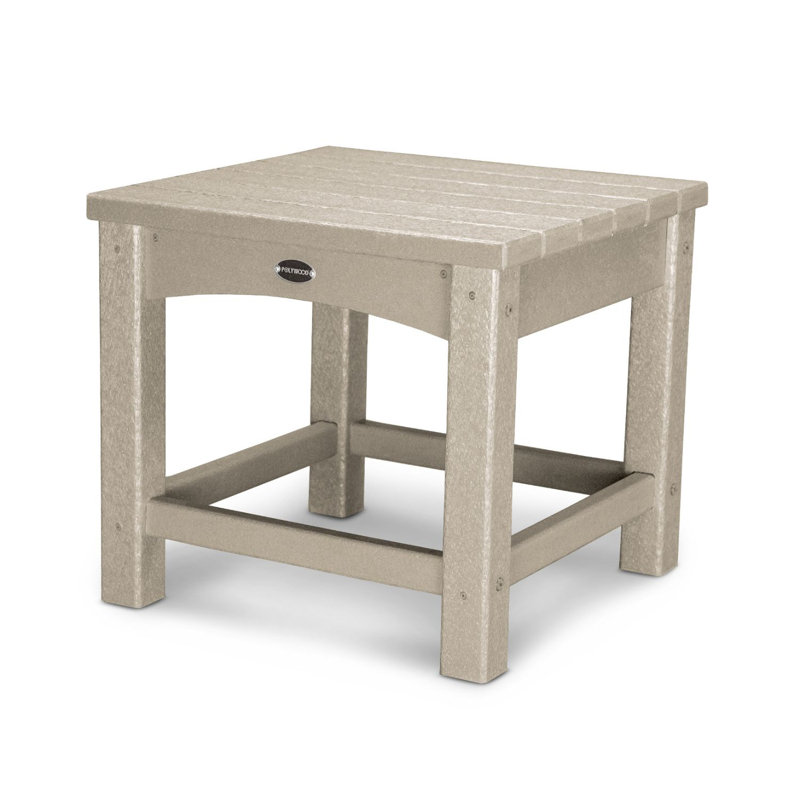 POLYWOOD Club 18" End Table, Sand