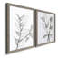 CHARCOAL FOLIAGE I - impression 2 pièces-103841430-103841426