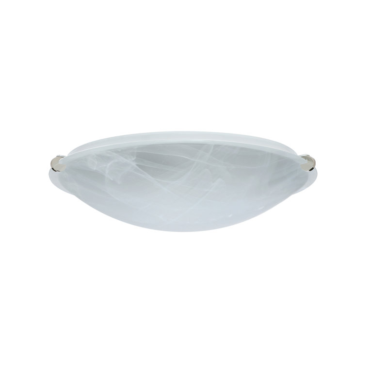 Plafonnier encastré simple Tajik, H 3,75 po x l 11,875 po x P 11,875 po, Marbre