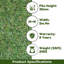  Bridgete 30mm Pet-Friendly Artificial Grass, Plush Fake Grass-3m(9'9") X 2m(6'6")-6m²