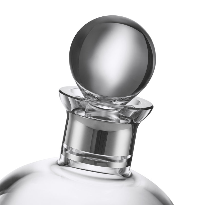 Decanter Short Platinum Band 970ml 32.5floz