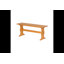 Banc Chelsea noir et noyer-1132852024