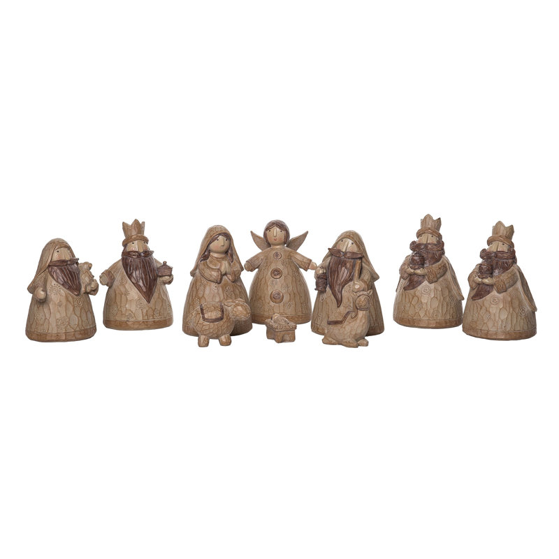 Ensemble de crèche de Noël 10 pièces