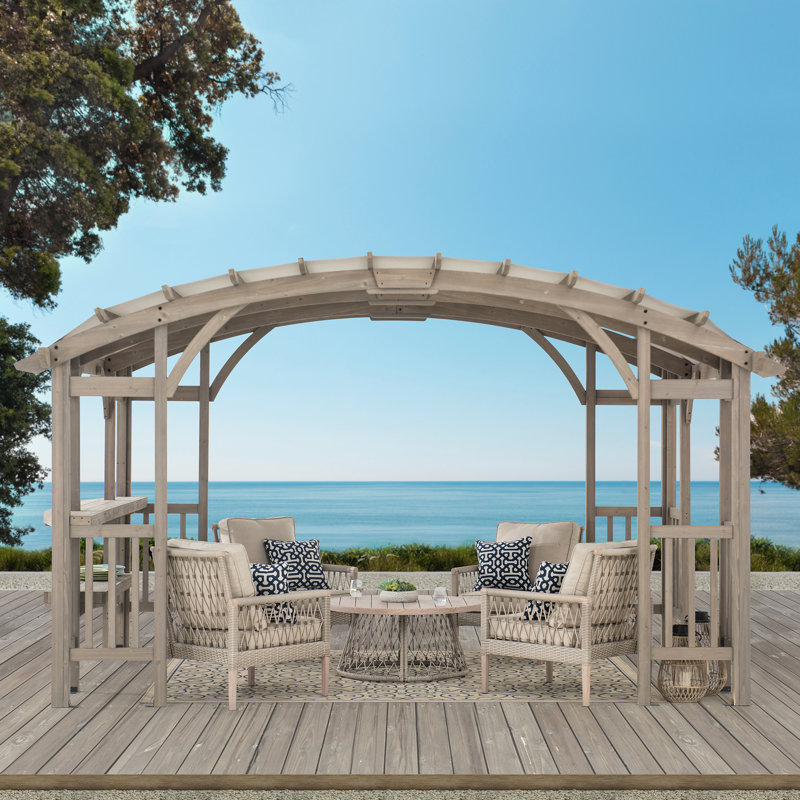 Muscatine 4.5m x 3m Wood Pergola