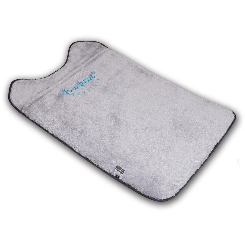 Tapis de lit pour chat Touchast Lamaste, L 27,56 po x l 19,68 po, Noir