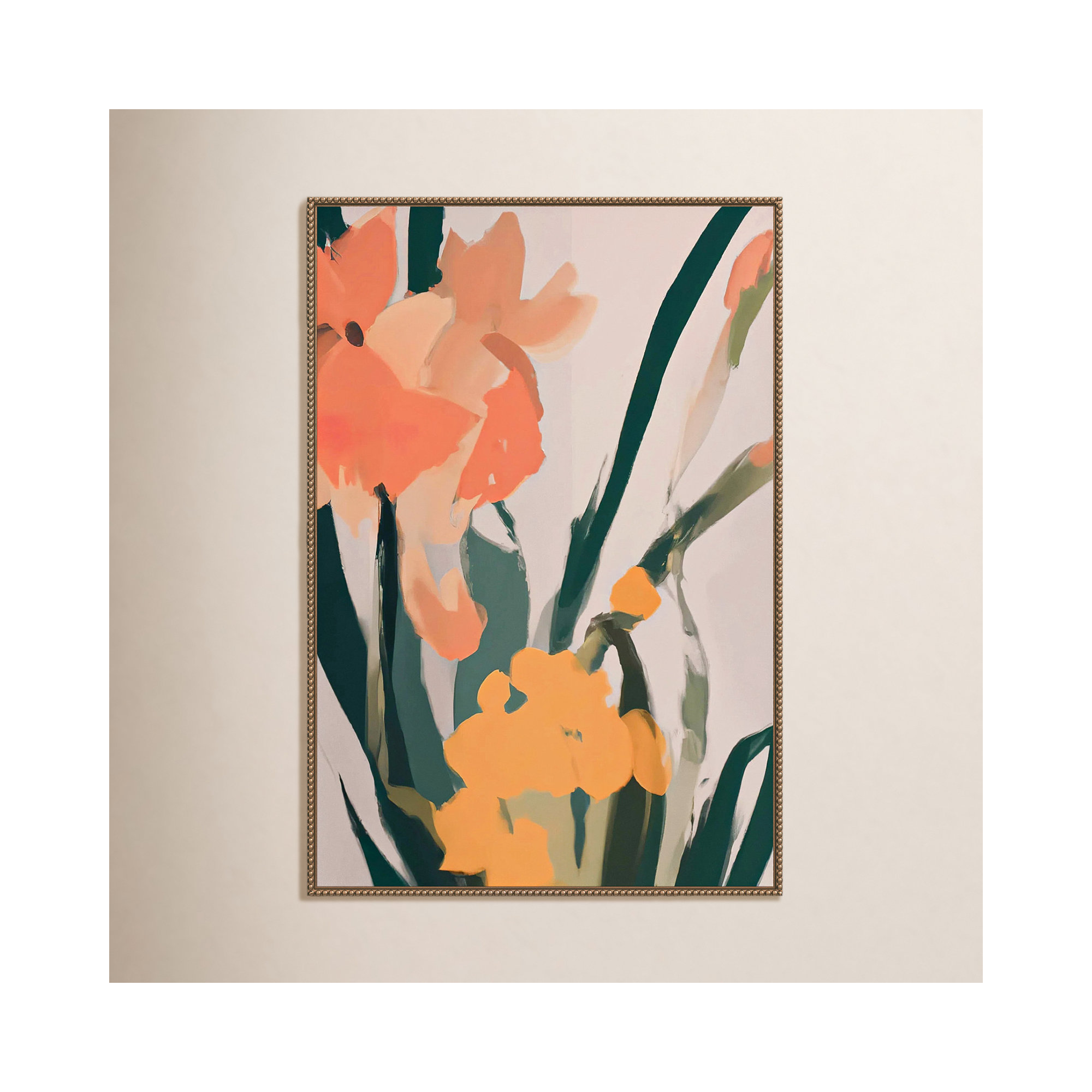 Flower Petals Abstract by Melloi Art Prints, 33" H x 23" W x 2" D