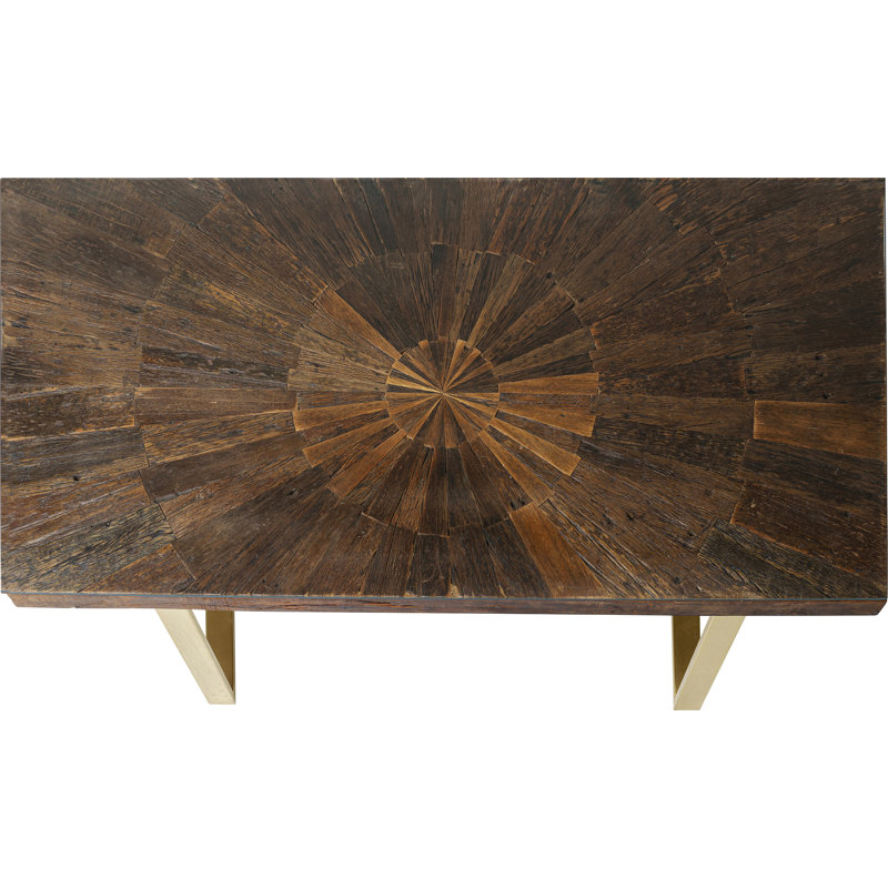 Table Conley 180x90cm, Brass