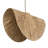 Uttermost Bend 1 Light Raffia Pendant