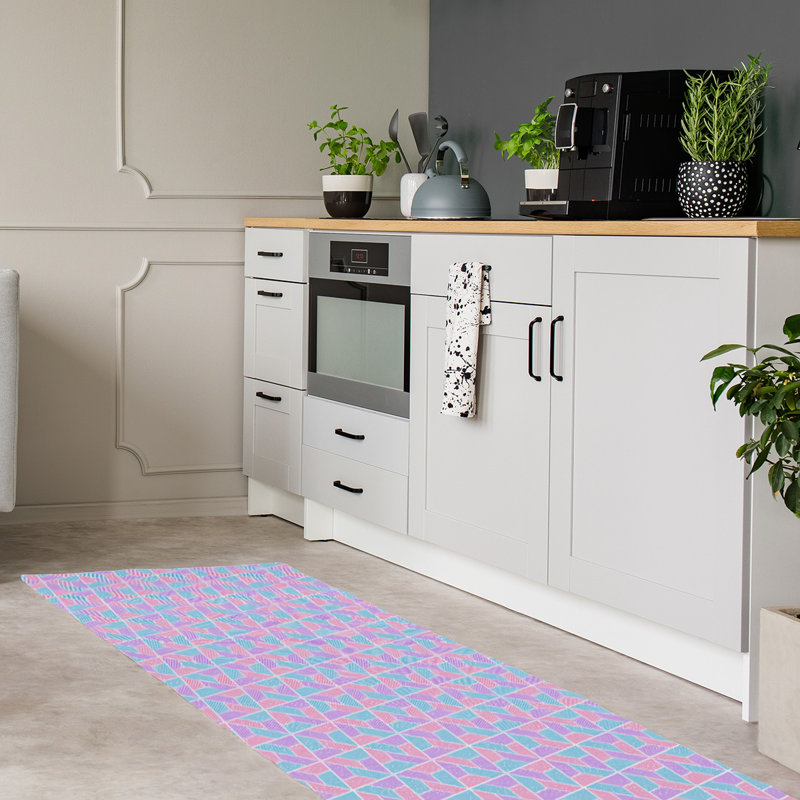 Chenille Geometric Indoor Rug, Runner 2'6" x 8'