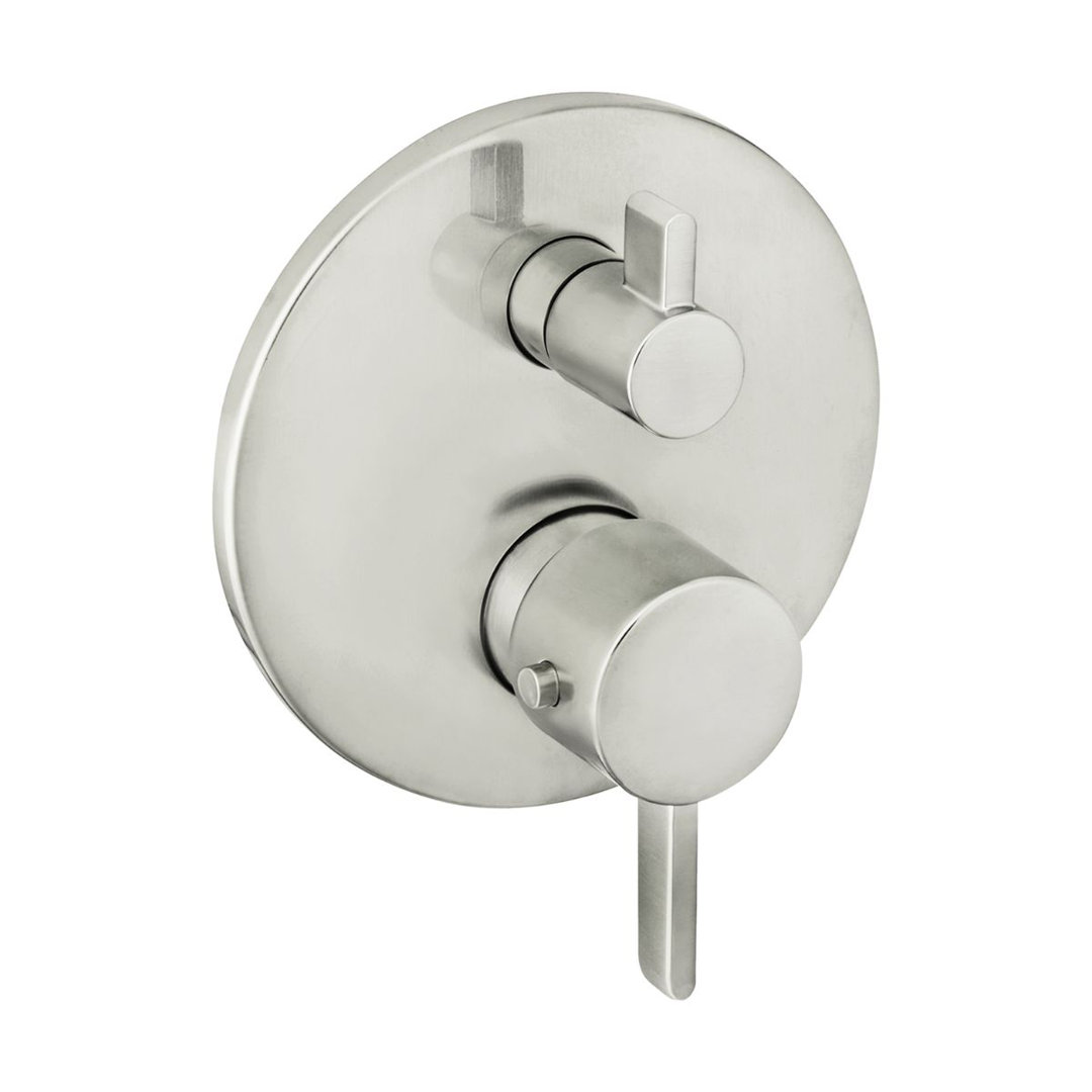 Ecostat S Thermostatic Volume Control Faucet Trim with Lever Handle Hansgrohe 