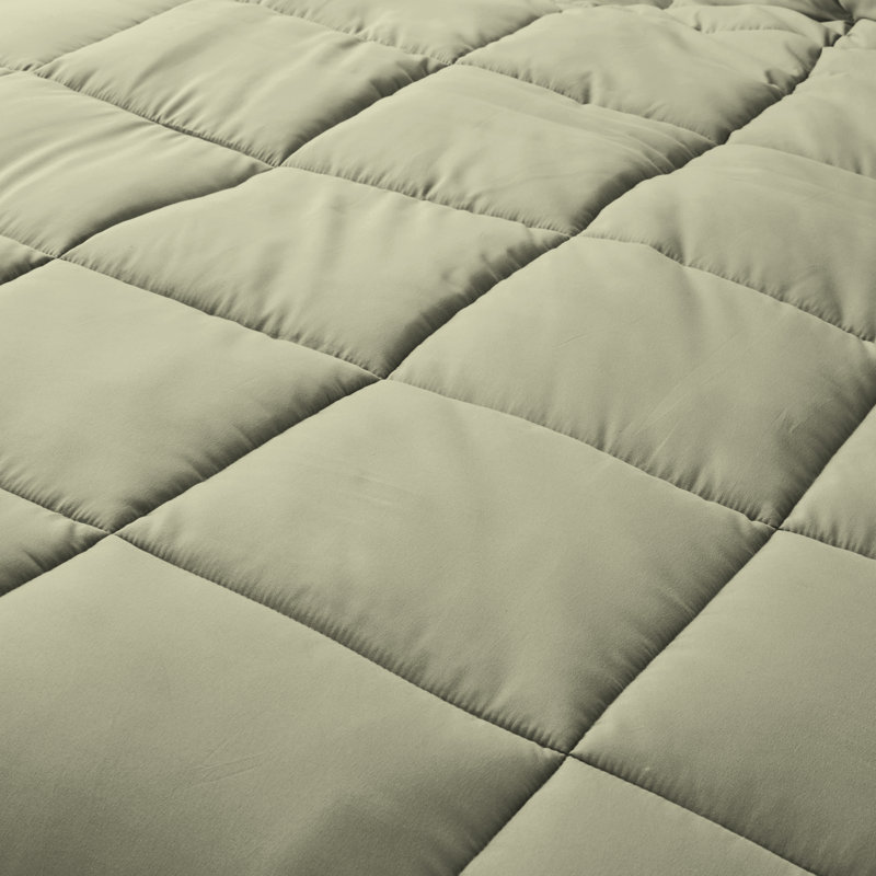 Édredon en duvet synthétique Simply Soft, Sauge, Simple