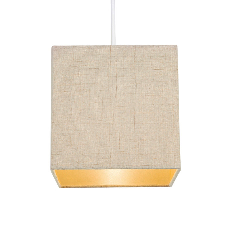 Ibiza 16cm H Linen Drum ( Screw On ), Taupe