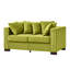 Siège moderne en velours à 2 places avec accoudoirs carrés et clous argentés, sièges à ressorts ensachés confortables, housses de coussin amovibles revêtues d'un design contemporain, décoration à clous pour accoudoirs, bois massif-1561041210