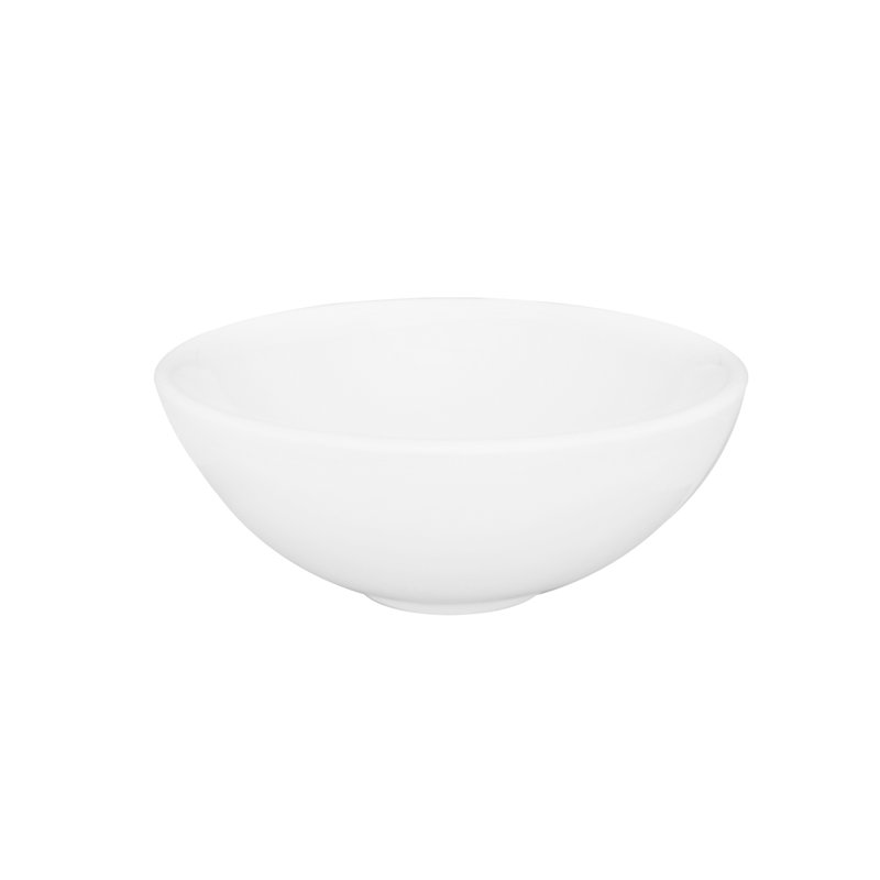 STYLISH Opulence Showy 16"L White Round Vessel Sink
