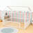 Metal Floor Bed Frame With Fence-697398872-697398873