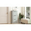HOMCOM 3 Flip Drawers Narrow Shoe Cabinet, Adjustable Shelves-185930615