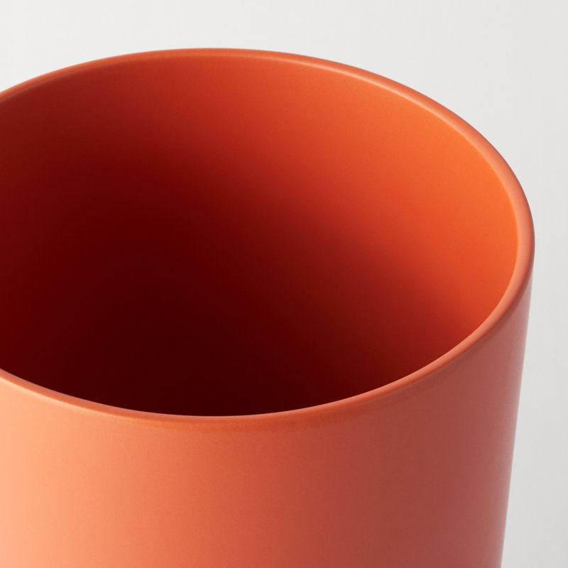 Pot à fleurs en céramique Keyes, rouille, H 7,75 po x l 8,5 po x P 8,5 po