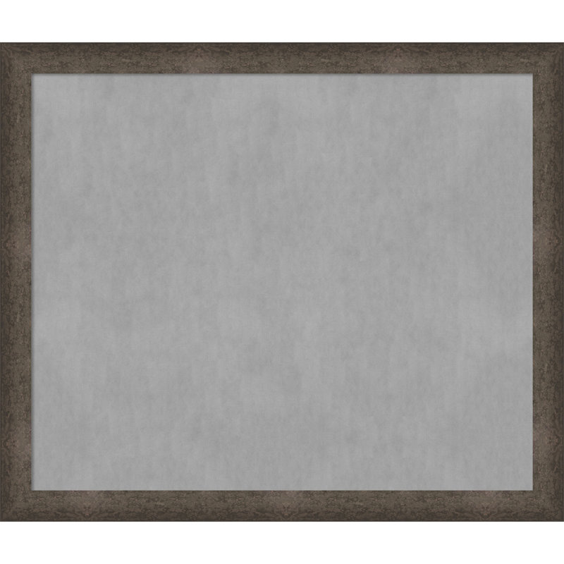 Tableau magnétique encadré bronze tacheté clair, H 45 po x l 53 po