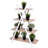 Lopez X-Shape 4-Tier Display Shelf
