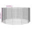 Dehn Free Range Animal Enclosure 12-Panel 54x100 cm Galvanised Iron-1440423585