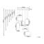 Brookner 6 - Light Black/Transparent Cluster Pendant