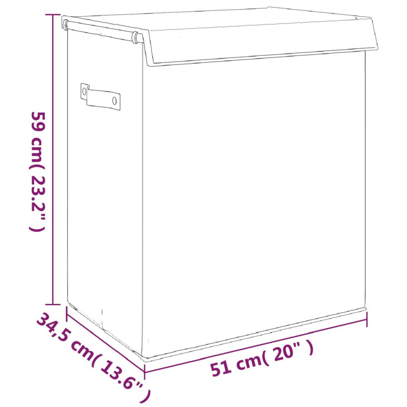 Fabric Laundry Hamper with Handles