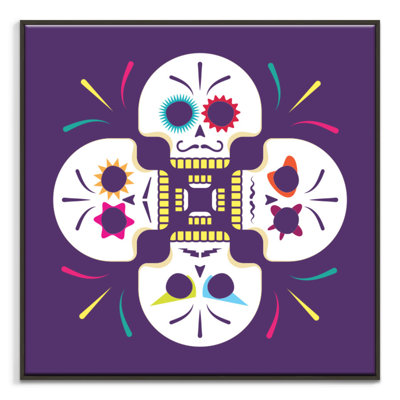 Skull-Pattern by Ayarti - Print on Canvas