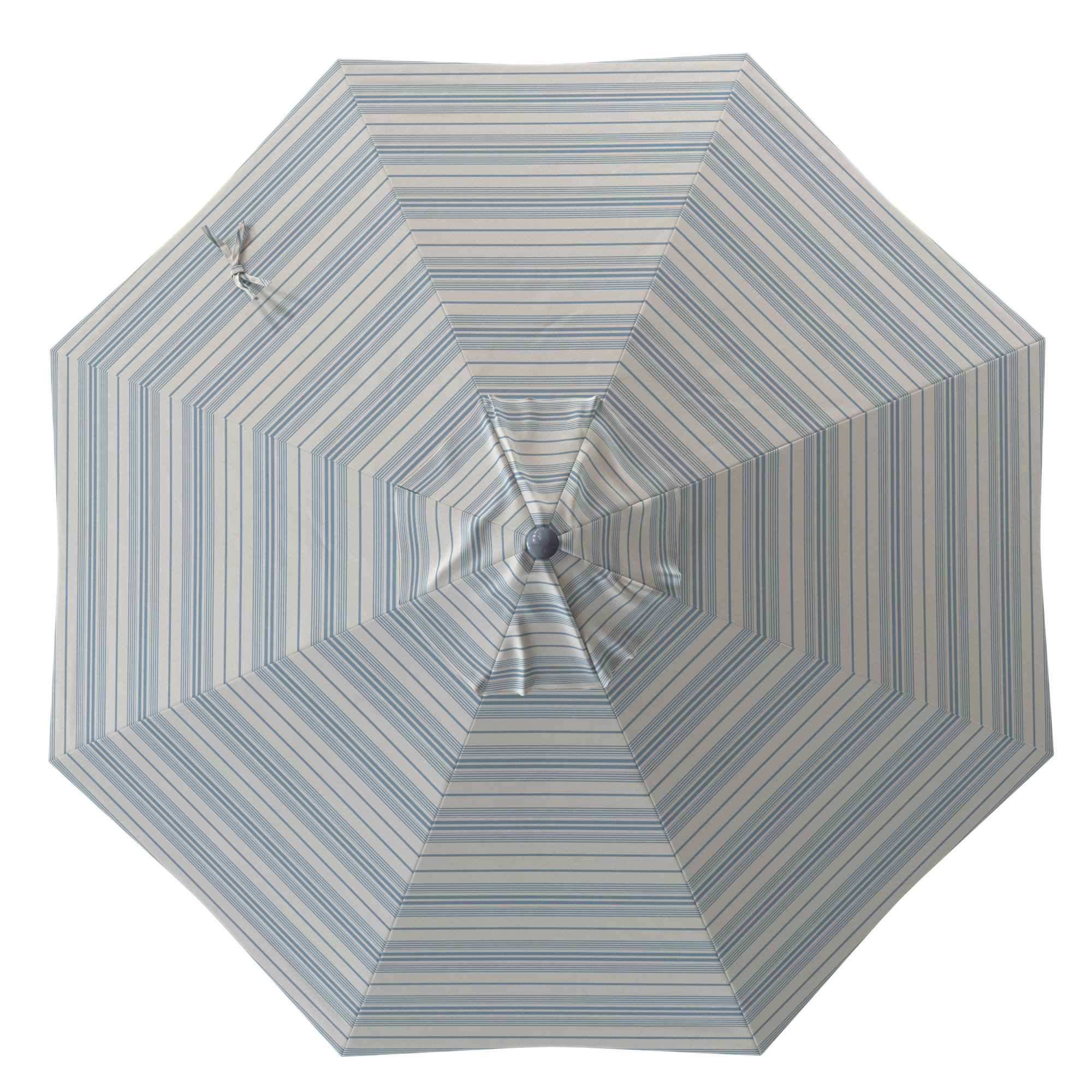 Santana 108'' Outdoor Umbrella, Anodized Silver, Welfleet Sea Outdura®