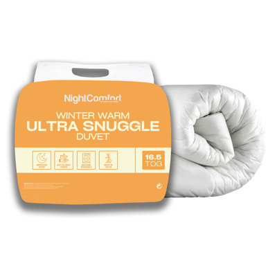 NightComfort Ultra Snuggle Anti-Allergy Winter Warm Microfibre 16.5 Tog Duvet