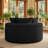 Boneless 55"Round Couch Boneless Round Chaise Foam Couch for Small Spaces, with Pillows for Living Room, Bedroom, Apartment No Assembly Required-1352870960