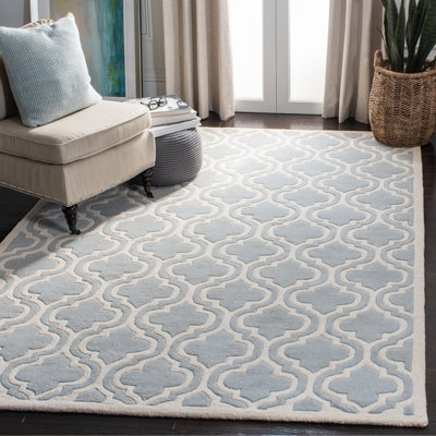 Carolene Hand Tufted Wool Geometric Rug