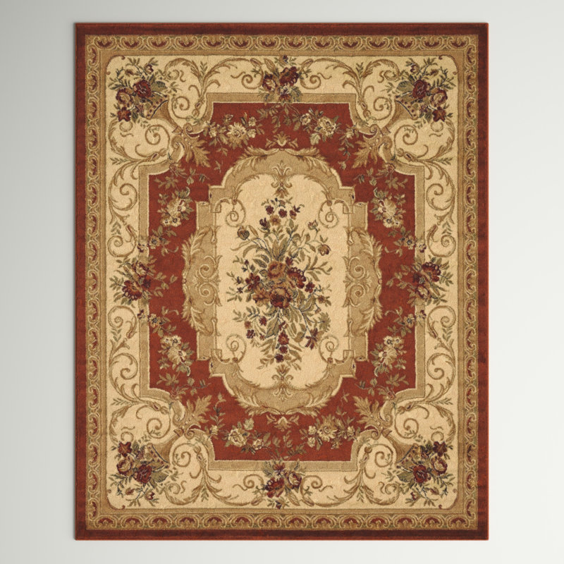 Debora Oriental Area Rug, Rectangle 3'3" x 5'3", Orange