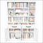 Bibliothèque de 71 pouces de hauteur en métal avec tablettes, tiroirs et portes réglables pour un rangement polyvalent et un style industriel