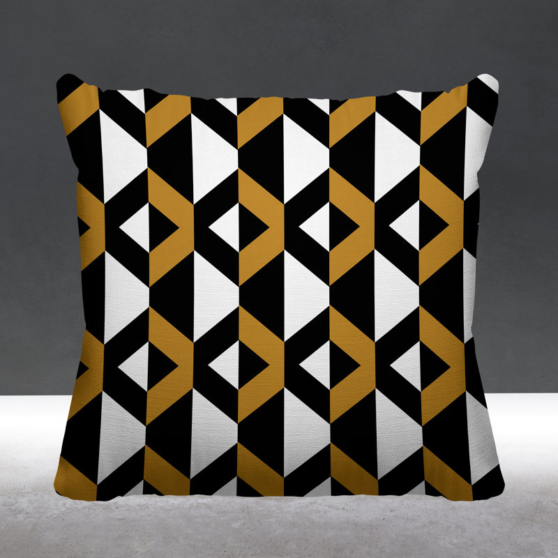 Housse de coussin d'intérieur Brockton Tribal, 16 po x 1 po